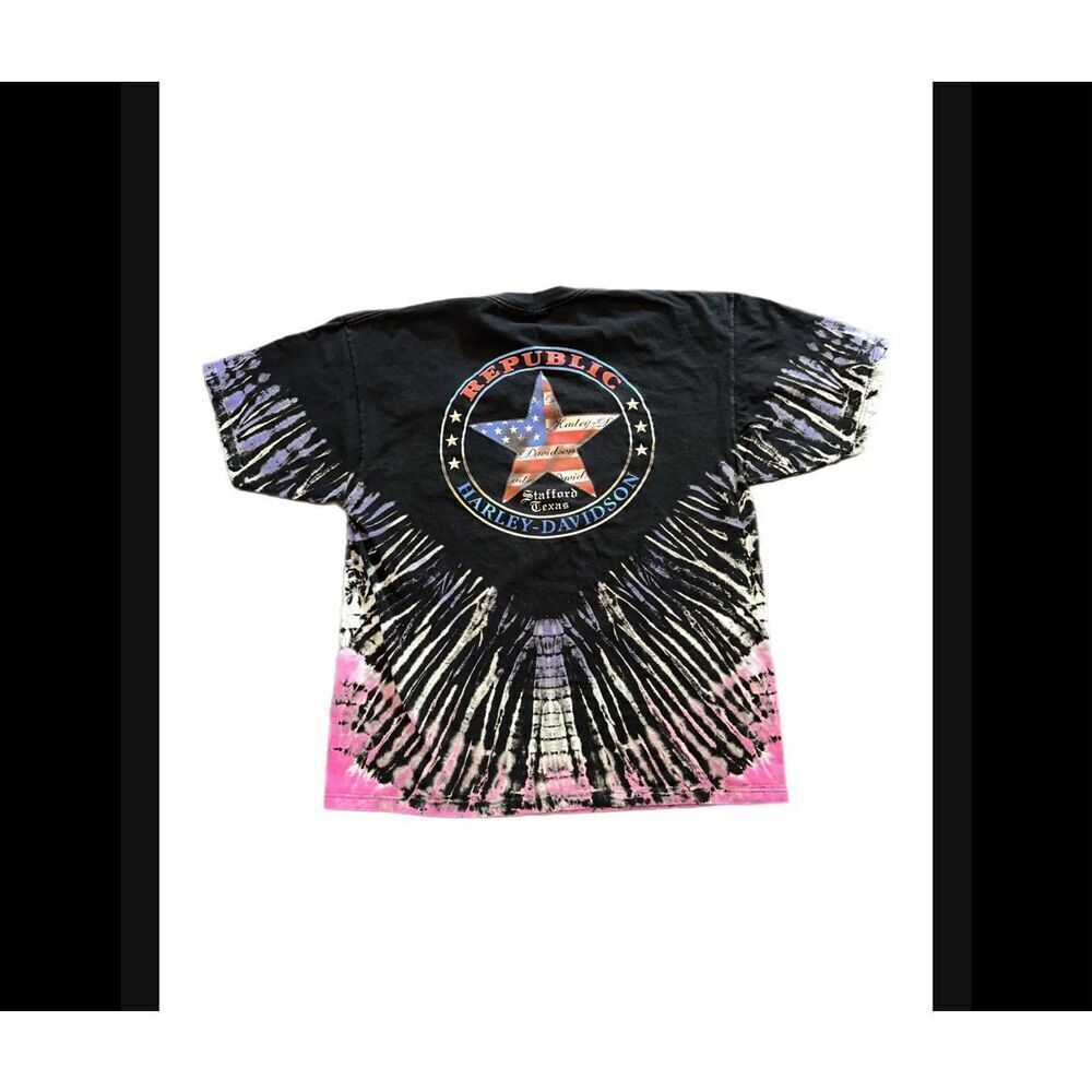 Harley Davidson Dragon Tie-Dye Tee - Picture 2 of 5